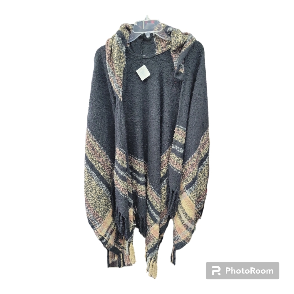 K.I.T. Plaid Cape/Poncho/Wrap - One Size Fits All